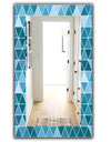 Triangular Colourfields 34 - Modern Mirror - Wall Mirror