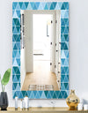 Triangular Colourfields 34 - Modern Mirror - Wall Mirror