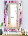 Feathers 30 - Bohemian and Eclectic Mirror - Frameless Eclectic Bathroom Mirror