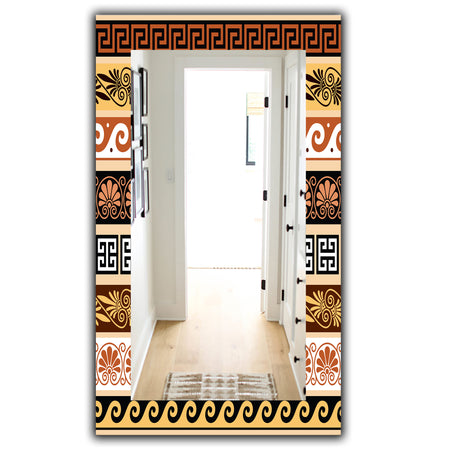 Ancient Patterns - Traditional Mirror - Wall Mirror