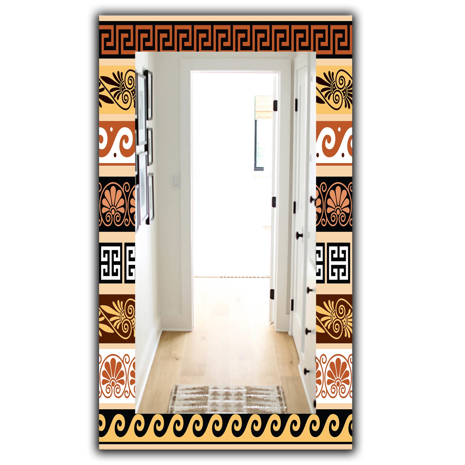 Ancient Patterns - Traditional Mirror - Wall Mirror