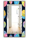 Lace Patterned Circles - Modern Mirror - Vanity Mirror