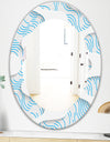 Scandinavian 25 - Mid-Century Mirror - Oval or Round Wall Mirror