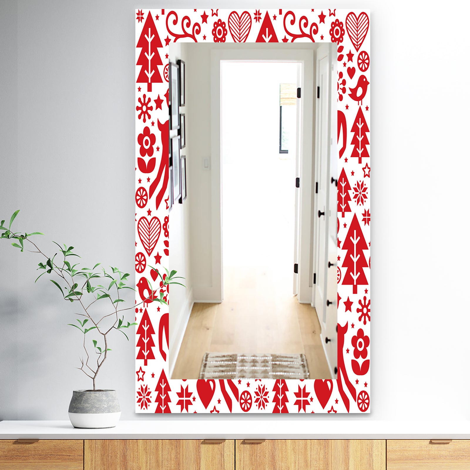 Christmas II - Traditional Mirror - Wall Mirror