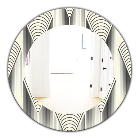 Scandinavian 27 - Mid-Century Mirror - Oval or Round Wall Mirror