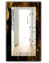 Marbled Yellow 8 - Glam Wall Mirror - Vanity Mirror