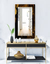 Marbled Yellow 8 - Glam Wall Mirror - Vanity Mirror