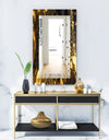 Marbled Yellow 9 - Glam Wall Mirror - Vanity Mirror