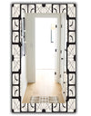 Black & White 9 - Mid-Century Modern Mirror - Wall Mirror