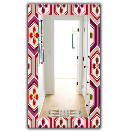 Honeycomb 6 - Mid-Century Mirror - Wall Mirror