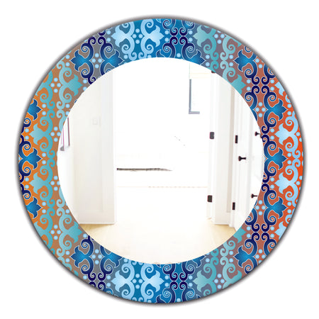 Underwater - Mid-Century Mirror - Oval or Round Wall Mirror