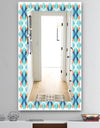 Shades Of Blue - Mid-Century Mirror - Wall Mirror