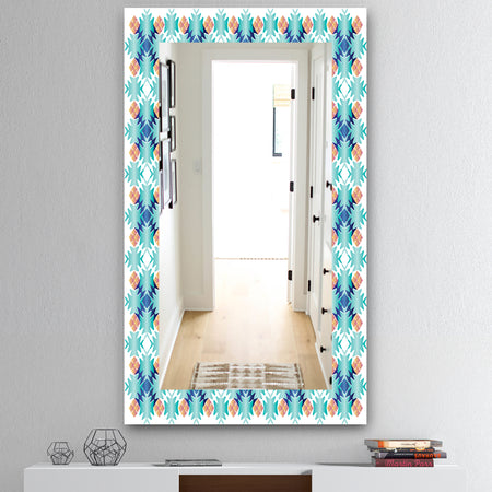 Shades Of Blue - Mid-Century Mirror - Wall Mirror