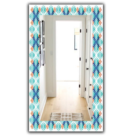 Shades Of Blue - Mid-Century Mirror - Wall Mirror