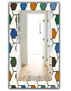 Honeycomb 7 - Mid-Century Mirror - Wall Mirror