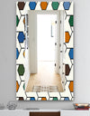 Honeycomb 7 - Mid-Century Mirror - Wall Mirror