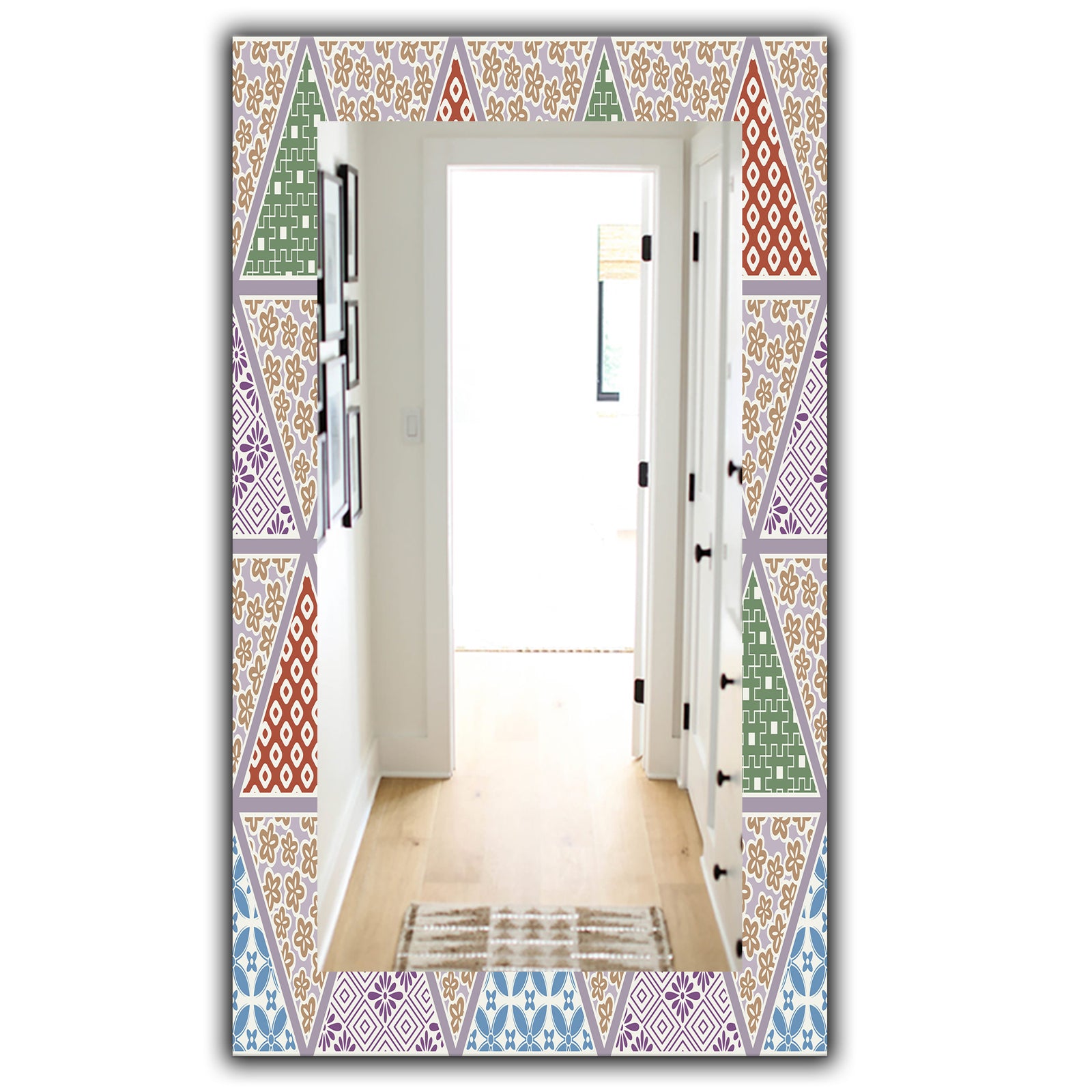 Traditional Patterns - Mid-Century Mirror - Vanity Mirror