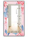 Pink Blossom 59 - Traditional Mirror - Frameless Wall Mirror