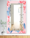 Pink Blossom 59 - Traditional Mirror - Frameless Wall Mirror