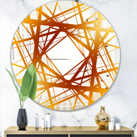 Capital Gold Essential 25 - Glam Mirror - Round Modern Wall Mirror