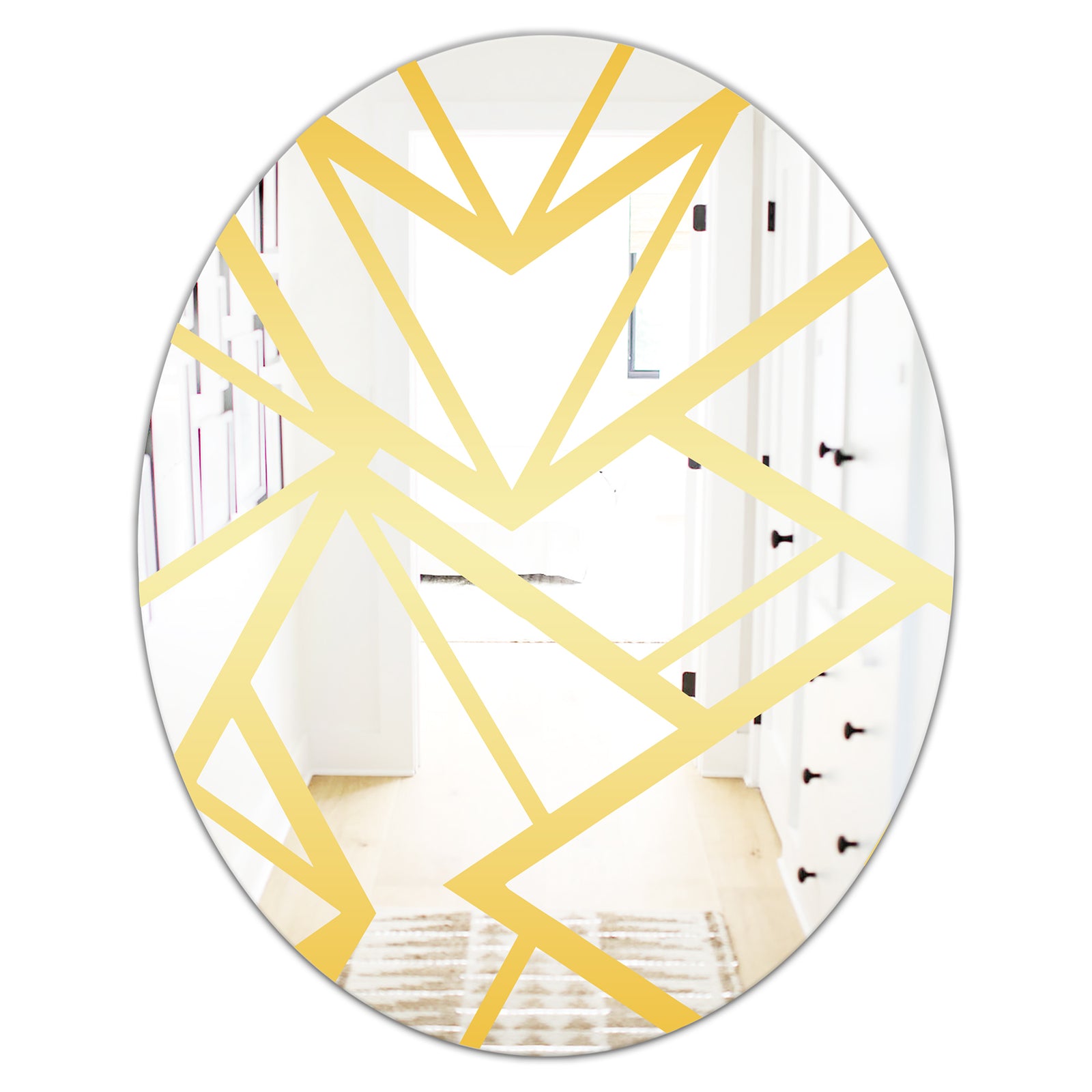 Capital Gold Essential 27 - Glam Mirror - Oval or Round Modern Mirror