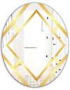 Capital Gold Essential 5 - Glam Oval Mirror - Oval or Round Wall Mirror