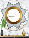 Silver Star - Glam Mirror - Oval or Round Wall Mirror