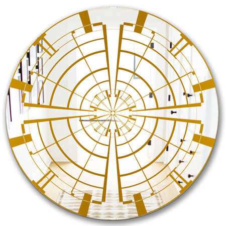 Maya Vortex II - Glam Mirror - Oval or Round Wall Mirror