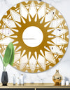 Gold Sunburst - Glam Mirror - Oval or Round Wall Mirror