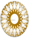 Gold Sunburst - Glam Mirror - Oval or Round Wall Mirror