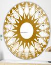 Gold Sunburst - Glam Mirror - Oval or Round Wall Mirror