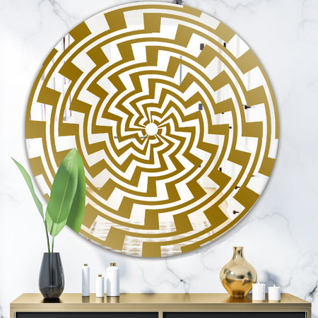 Maya Vortex - Glam Mirror - Round Wall Mirror