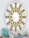 Tiny Flower Pattern - Cabin and Lodge Mirror - Oval or Round Wall Mirror