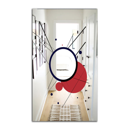 Circular Web 2 - Mid-Century Mirror - Large Wall Mirror