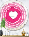 Love At First Sight - Mid-Century Mirror - Oval and Circle Wall Mirror