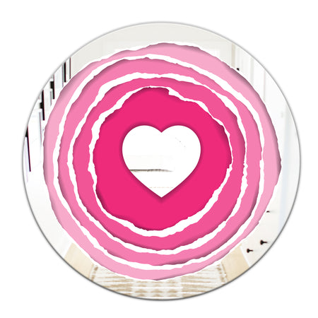 Love At First Sight - Mid-Century Mirror - Oval and Circle Wall Mirror
