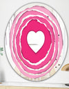 Love At First Sight - Mid-Century Mirror - Oval and Circle Wall Mirror