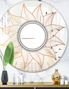 Plant Flare With Mandala - Glam Mirror - Oval or Round Wall Mirror