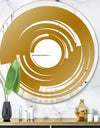 Golden Vortex - Glam Mirror - Oval or Round Wall Mirror