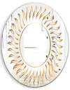 Golden Rays - Glam Mirror - Oval and Circle Wall Mirror