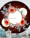 Floral Rings - Traditional Mirror - Oval or Round Wall Mirror