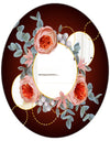 Floral Rings - Traditional Mirror - Oval or Round Wall Mirror