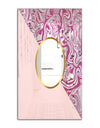 Marbled Pink Marble 1 - Mid-Century Mirror - Wall Mirror