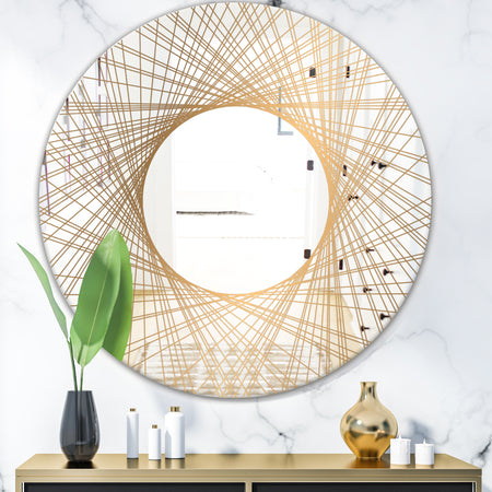 Capital Gold Essential 6 - Glam Accent or Vanity Mirror - Oval or Round Vanity Mirror