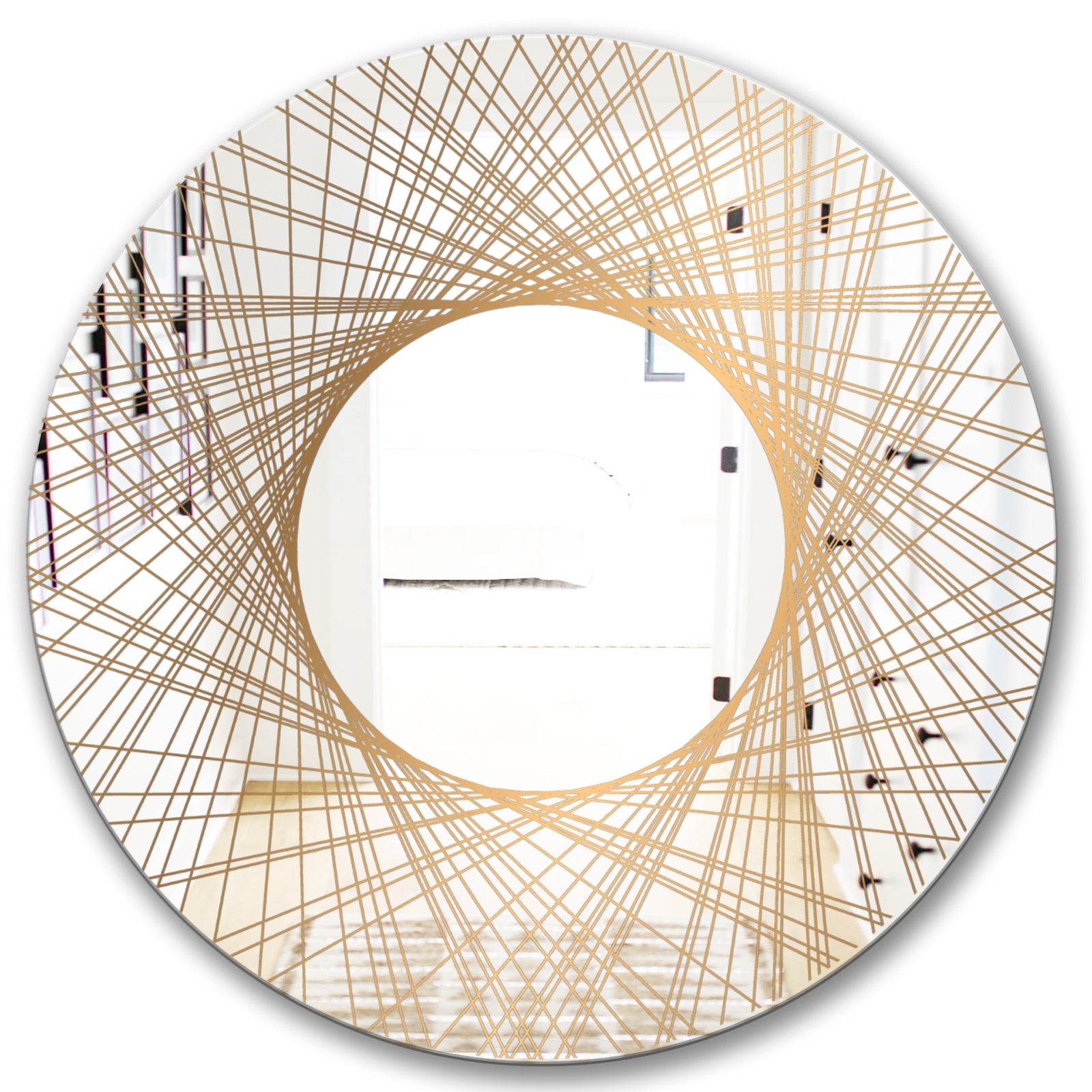 Capital Gold Essential 6 - Glam Accent or Vanity Mirror - Oval or Round Vanity Mirror