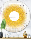 Luxury Golden Glitter Round - Glam Mirror - Oval or Round Wall Mirror