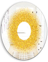 Luxury Golden Glitter Round - Glam Mirror - Oval or Round Wall Mirror