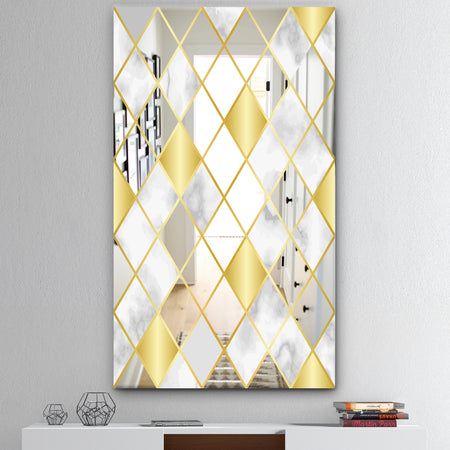 Silver Orchid Allen Mid-century Mirror