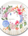 Floral Greeting - Cabin and Lodge Mirror - Oval or Round Vanity Mirror