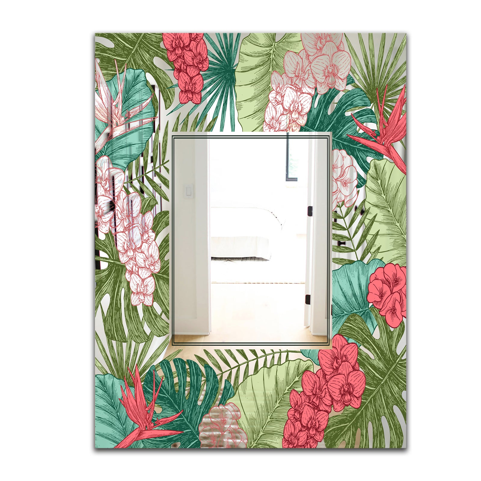Garland Sweet 6 - Farmhouse Mirror - Large Wall Mirror